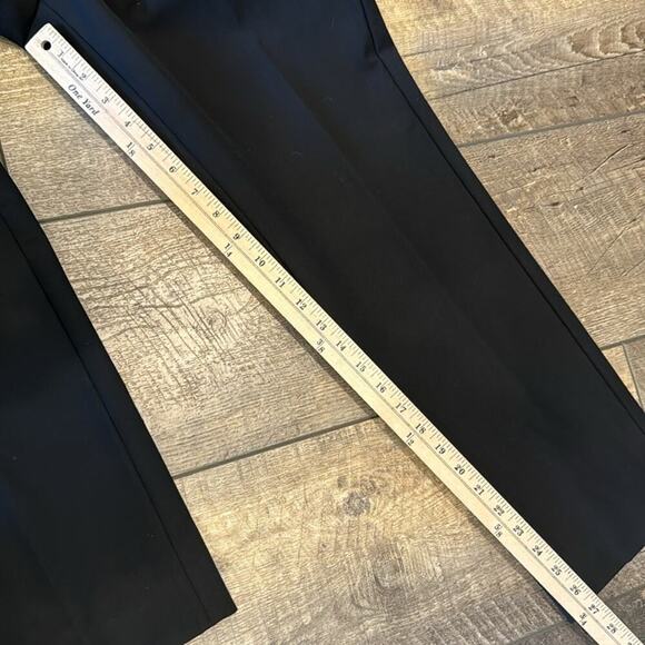 Banana Republic Women's Slim Straight Ankle Trouser Pant Black Size 12 Short - Picture 4 of 9